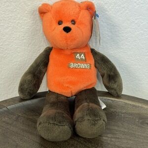 Vintage 1999 Cleveland Browns Marc Edwards #44 Pro Bear Plush NFL Limited Treasu
